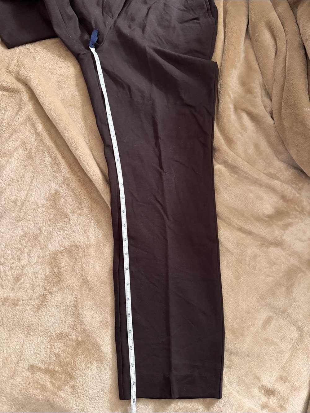Banana Republic Chocolate Brown Straight-Leg Pants - Picture 4 of 10